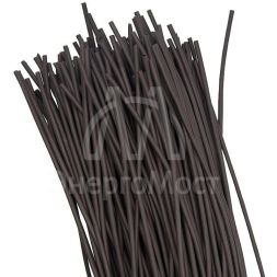 Трубка термоусадочная ТУТ нг 2/1 черн. 1м (уп.200шт) PROxima EKF tut-2-b-1m