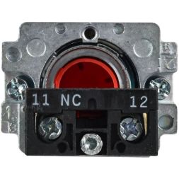 Кнопка LAY5-BA42 без подсветки красн. 1р IEK BBT61-BA-K04