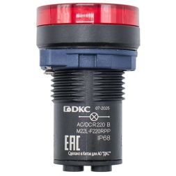 Индикатор сигнальный со встроенным диодом 220В красн. DKC M22L-F220RPP