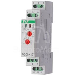 Реле времени PCG-417 (звезда-треугольник для пуска электродвиг. 230В 2х8А 2НО IP20 монтаж на DIN-рейке) F&amp;amp;F EA02.001.020
