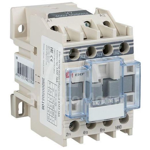 Контактор КМЭ 18А 220В 1NO EKF ctr-s-18-220