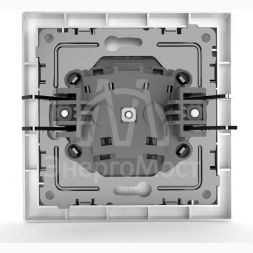 Розетка 1-м СП Pixel 16А IP20 без заземл. в сборе бел. TOKOV ELECTRIC TKE-PX-R1F-C01