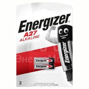 Элемент питания алкалиновый ENR Alkaline A27 FSB2 (блист.2шт) Energizer E301536400