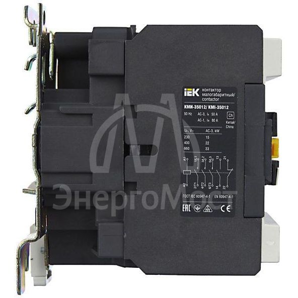 Контактор КМИ-35012 50А 230В/АС3 1НО IEK KKM31-050-230-11