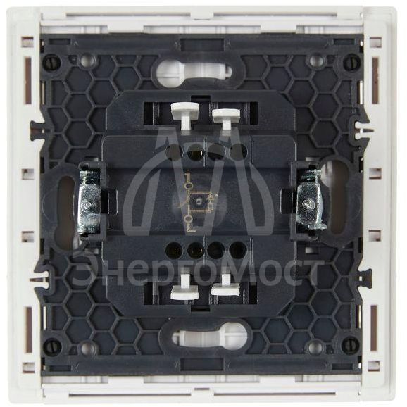 Выключатель 1-кл. СП FORTE&amp;amp;PIANO 10А FP202 с индикацией бел. IEK FP-V10-1-10-1-K01