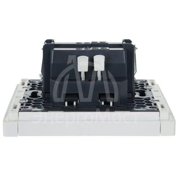 Выключатель 1-кл. СП FORTE&amp;amp;PIANO 10А FP202 с индикацией бел. IEK FP-V10-1-10-1-K01