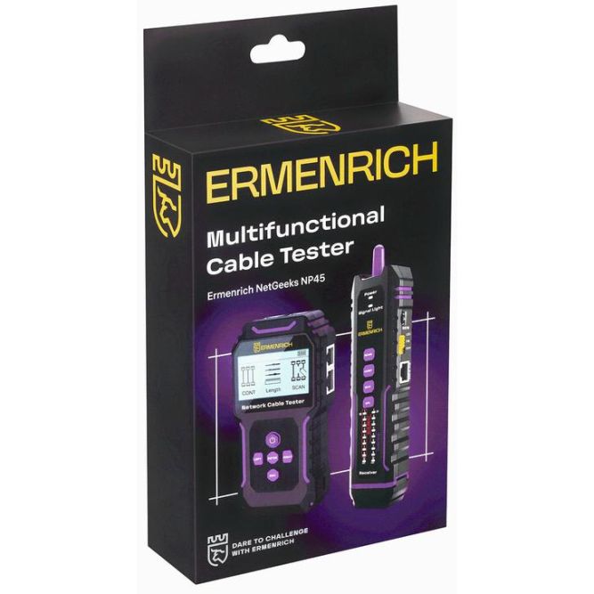 Тестер кабельный многофункциональный NetGeeks NP45 Ermenrich 84554