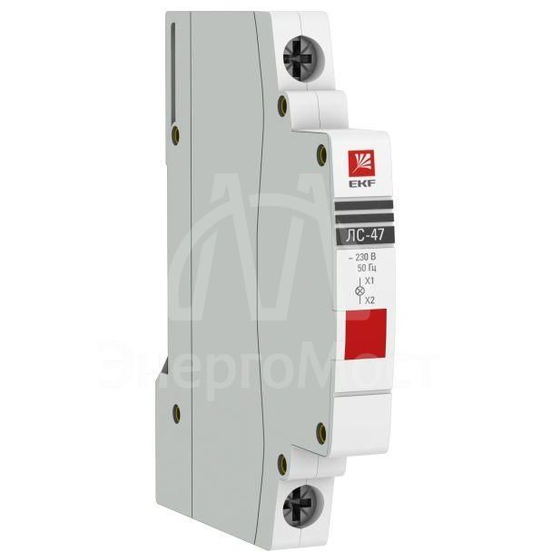 Лампа сигнальная ЛС-47 красн. PROxima EKF mdla-47-r-pro