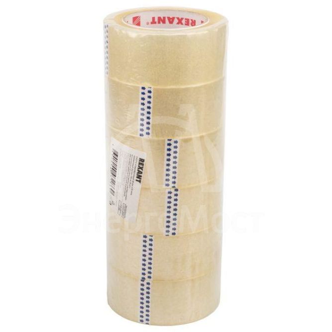 Скотч упаковочный 48ммx150м 50мкм прозр. Rexant 09-4204