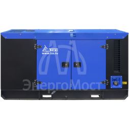Дизельный генератор ТСС ЭД-24-Т400 в шумозащитном кожухе на прицепе