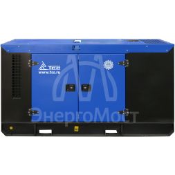 Дизельный генератор ТСС ЭД-24-Т400 в шумозащитном кожухе на прицепе