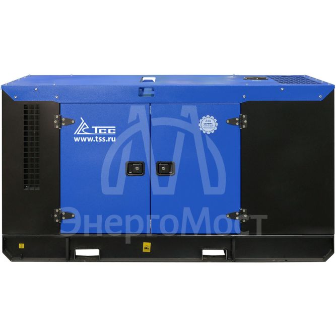 Дизельный генератор ТСС ЭД-24-Т400 в шумозащитном кожухе на прицепе