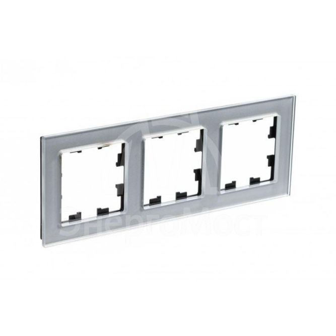 Рамка 3-м AtlasDesign Nature стекло алюм. SchE ATN320303