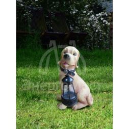 Светильник &amp;quot;Собака&amp;quot; 31х29.2х11.4 тепл. бел. садовый на солнечн. батарее аккум. AA NI-MH 600мАч КОСМОС KOC_SOL102_D