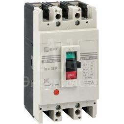 Выключатель автоматический 3п 63/32А 25кА ВА-99М PROxima EKF mccb99-63-32m