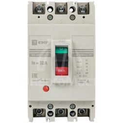 Выключатель автоматический 3п 63/32А 25кА ВА-99М PROxima EKF mccb99-63-32m
