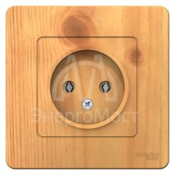 Розетка 1-м СП BLANCA 16А 250В без шторок без заземл. ясень SchE BLNRS000015