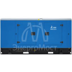 Дизельный генератор ТСС АД-64C-Т400-1РКМ9 в шумозащитном кожухе