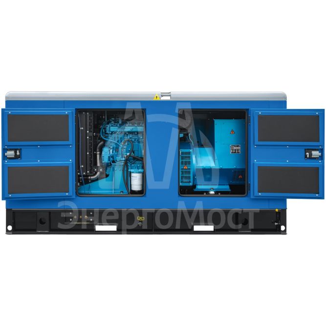 Дизельный генератор ТСС АД-64C-Т400-1РКМ9 в шумозащитном кожухе