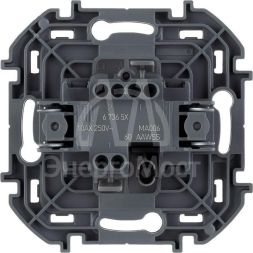 Переключатель 1-кл Inspiria 250В 10AX бел. Leg 673650