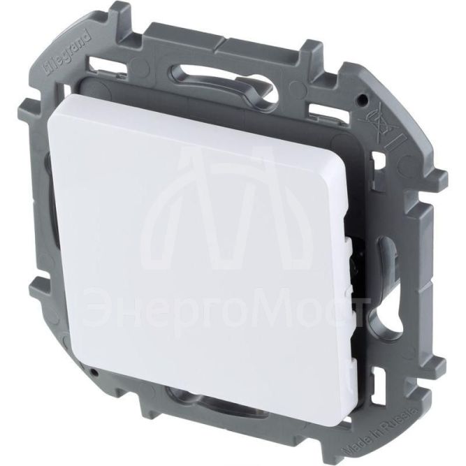 Переключатель 1-кл Inspiria 250В 10AX бел. Leg 673650