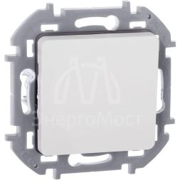 Переключатель 1-кл Inspiria 250В 10AX бел. Leg 673650