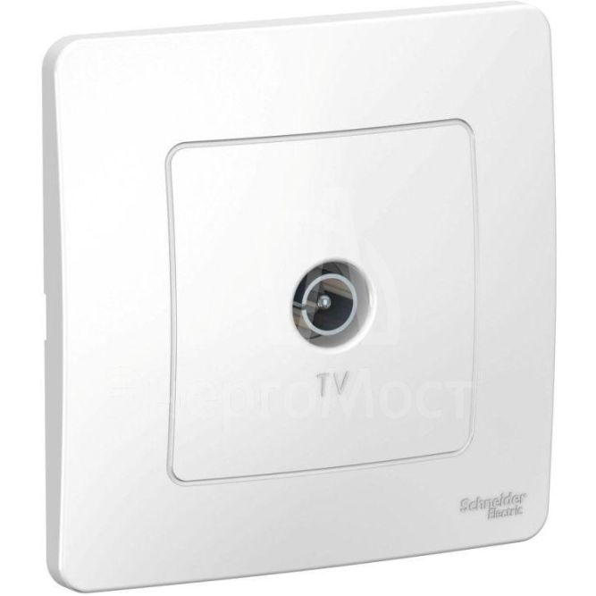 Розетка телевизионная TV СП Blanca коннектор бел. SE BLNTS000011