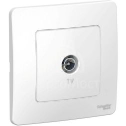 Розетка телевизионная TV СП Blanca коннектор бел. SE BLNTS000011