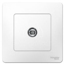 Розетка телевизионная TV СП Blanca коннектор бел. SE BLNTS000011