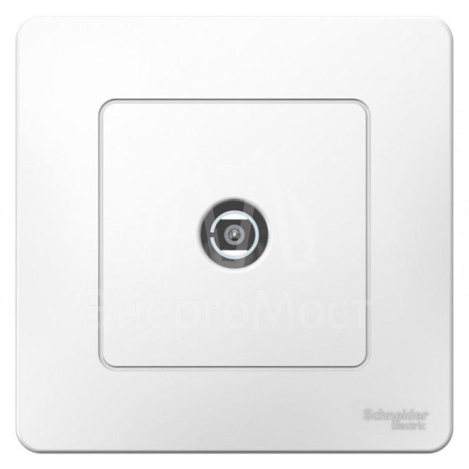 Розетка телевизионная TV СП Blanca коннектор бел. SE BLNTS000011