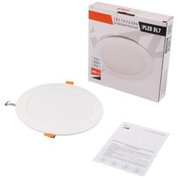 Светильник светодиодный PLED DL7 WH Downlight 18Вт 4000К 170х26мм IP54 ДВО встраив. JazzWay 5046658