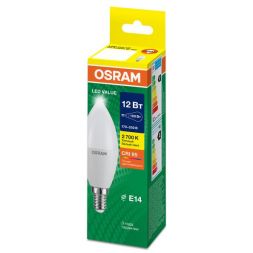 Лампа светодиодная LED G4 Value LVCLB100 12W/927 CRI95 12Вт 2700К 1200лм свеча матов. E14 170-250В OSRAM 4099854308659