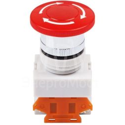 Выключатель-кнопка 10А d22 аварийная остановка красн. Rexant 36-3553