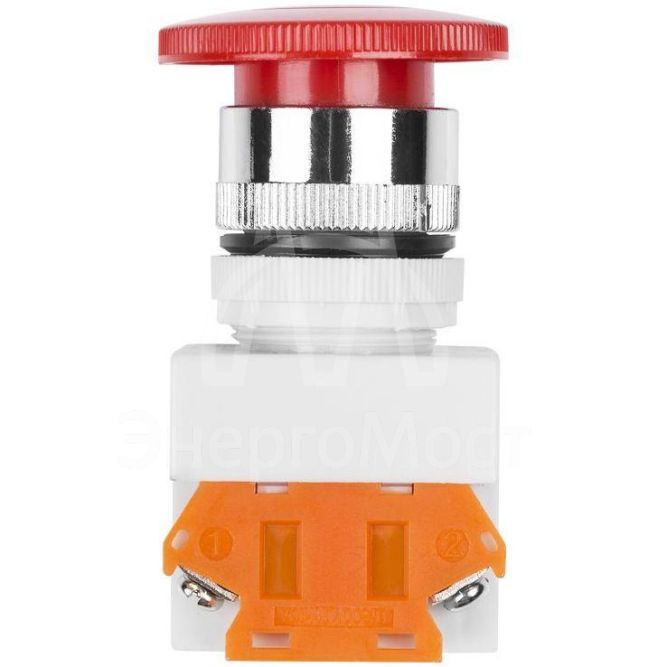 Выключатель-кнопка 10А d22 аварийная остановка красн. Rexant 36-3553