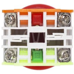 Выключатель-кнопка 10А d22 аварийная остановка красн. Rexant 36-3553