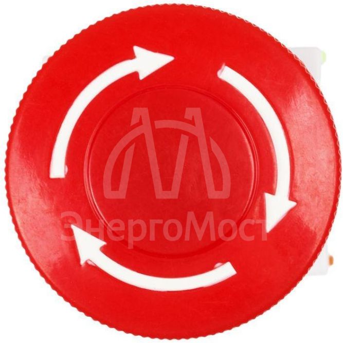 Выключатель-кнопка 10А d22 аварийная остановка красн. Rexant 36-3553