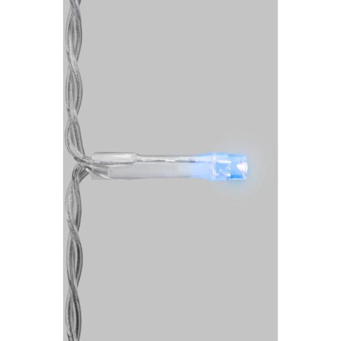 Гирлянда светодиодная занавес 3х2м 264 LED син. прозр. ПВХ IP44 эффект мерцания 22 нити 12 LED/нить Neon-Night 235-523