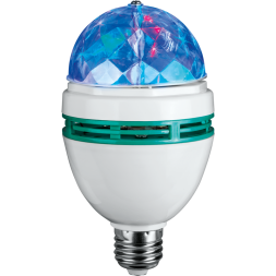Лампа светодиодная 61 120 OLL-DISCO-3-230-RGB-E27 3Вт ОНЛАЙТ 61120