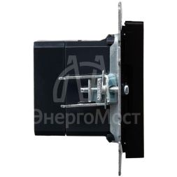 Розетка BRITE USB A+A 3.1А РЮ10-1-БрЧ черн. IEK BR-U21-D31-K02