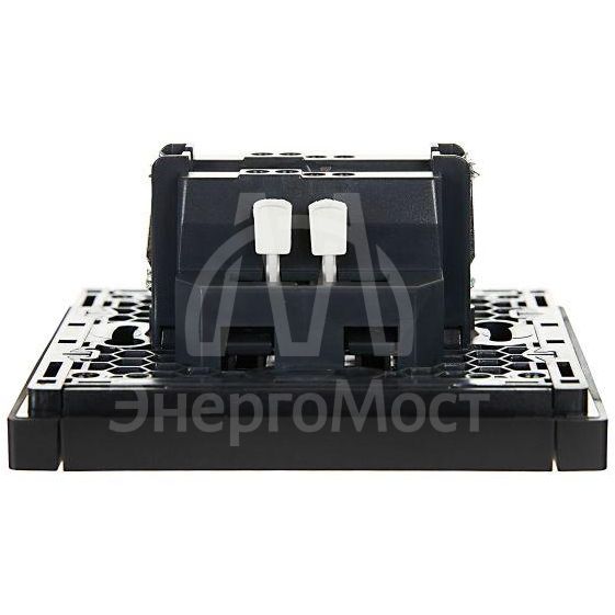 Выключатель проходной 1-кл. СП FORTE&amp;amp;PIANO 10А FP104 с индикацией черн. IEK FP-V12-1-10-1-K02