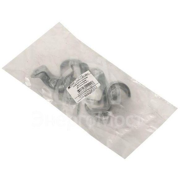 Скоба крепежная однолапковая d31-32мм метал. (уп.10шт) PROxima EKF sm-1-31-32-r