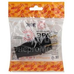 Вилка VX10-B-IP44 16А IP44 прямая с заземл. каучук черн. ЭРА Б0055414