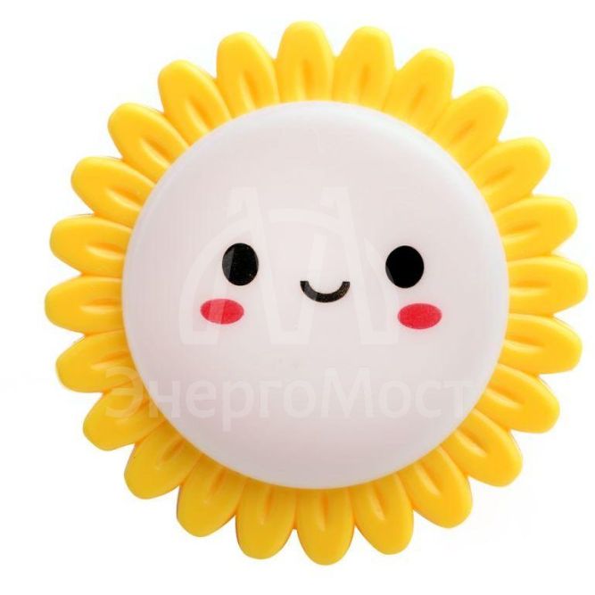 Светильник светодиодный NL-179 &amp;quot;Солнышко&amp;quot; ночник с выкл. 220В Camelion 12535
