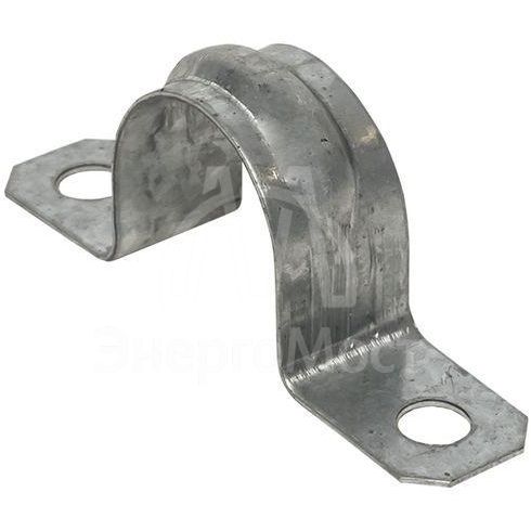 Скоба крепежная двухлапковая d21-22мм метал. (уп.10шт) PROxima EKF sm-2-21-22-r