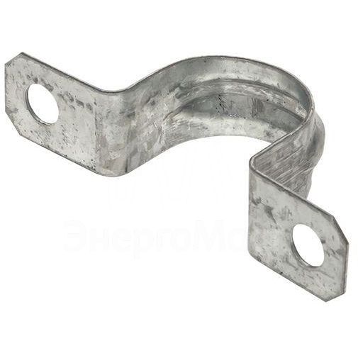 Скоба крепежная двухлапковая d21-22мм метал. (уп.10шт) PROxima EKF sm-2-21-22-r