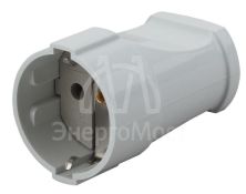 Розетка кабельная с заземл. прямая 16А бел. Rx2-W ЭРА Б0039682