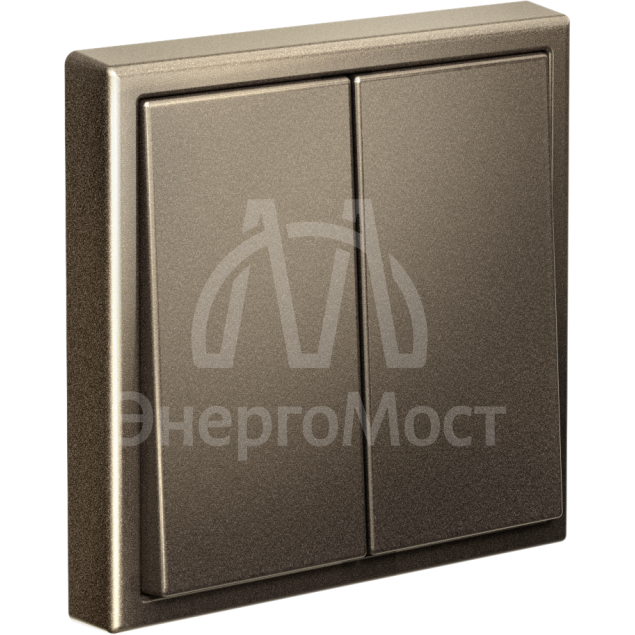 Переключатель 2-кл. ArtGallery (сх. 6/2) 10AX механизм мокко SE GAL000665