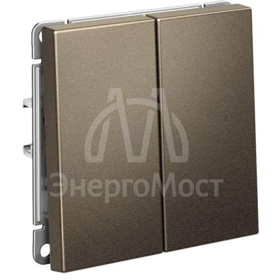 Переключатель 2-кл. ArtGallery (сх. 6/2) 10AX механизм мокко SE GAL000665