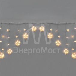 Гирлянда &amp;quot;Арка&amp;quot; со звездами 2.5х1.2м 136 LED с контроллером 8 режимов 230В теплый бел. Neon-Night 255-076