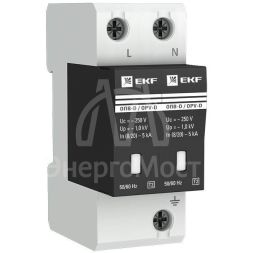 Ограничитель перенапряжения имп. ОПВ-D2 EKF opv-d2